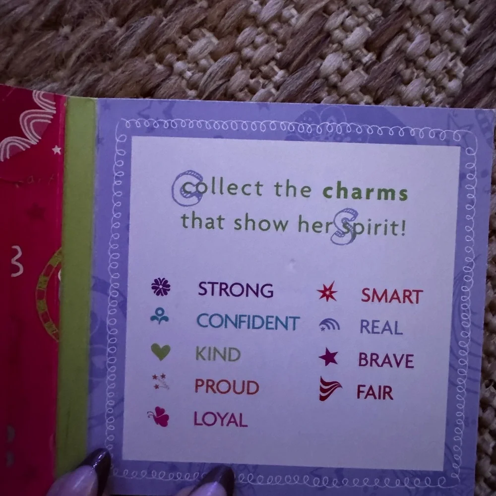 American Girl Proud & Confident Charms with Mini Shopping Bag